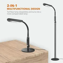 Đèn LED Cây Taotronics TT-DL060 - Đèn Học Chống Cận Đa Năng Điều Chỉnh Độ Cao, Tiết Kiệm Năng Lượng, Chế Độ Ánh Sáng Linh Hoạt