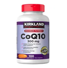 Viên uống hỗ trợ tim mạch Kirkland Signature CoQ10 300mg 100 viên - Tăng cường sức khỏe tim mạch và năng lượng hiệu quả
