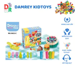 Đồ Chơi Đất Nặn Phát Triển Kỹ Năng Cho Trẻ - Bộ 5 Màu Sắc với Khuôn Hình Tạo Hình Sáng Tạo cho Trẻ Từ 3 Tuổi trở lên