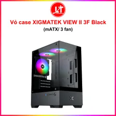 Vỏ case XIGMATEK VIEW II 3F Black (mATX/ 3 fan)