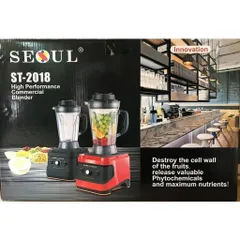 Máy Xay Sinh Tố Seoul ST2018 - Cối Thủy Tinh 4 Lít, Công Suất 2500W, Xay Đá, Trái Cây, Thực Phẩm Cứng - Thiết Kế Sang Trọng, Bảo Hành 12 Tháng