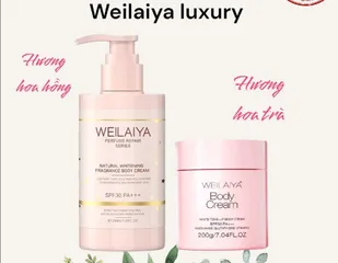 [Wei Luxury] Kem Body Weilaiya Dưỡng Da Nâng Tone White Tone-Up Body Cream SPF30 PA+++ 200ml