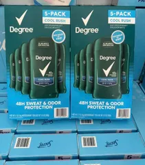 Lăn Khử Mùi Degree Men 48H Cool Rush 76G (Sáp Xanh) - Ngăn Mùi Hiệu Quả, Tươi Mát Suốt 48 Giờ Cho Nam Giới