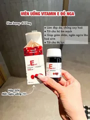 Vitamin E Đỏ Zentiva 400mg hộp 30 viên chính hãng của Nga 222462