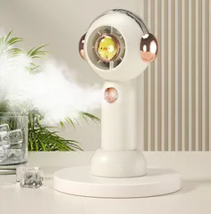 Quạt Cầm Tay Mini Phun Sương Hình Con Vịt - Quạt Di Động USB Đáng Yêu, Thời Gian Sử Dụng Lên Đến 21 Giờ, Thích Hợp Cho Mọi Sự Kiện