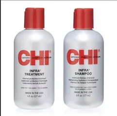 Cặp Dầu Gội và Dầu Xả Chi Infra 177ml - Dưỡng Tóc Suôn Mượt và Ngăn Rụng Tóc, Mỹ Phẩm Chất Lượng Cao