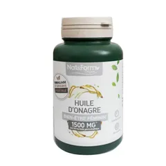 Viên Uống Tinh Dầu Hoa Anh Thảo Nat&Form 200 Viên - Dinh Dưỡng Sức Khỏe & Làm Đẹp - Huile D'Onagre Chính Hãng Từ Pháp