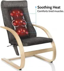 Ghế Massage Shiatsu 3D Cao Cấp HoMedics MCS-1200H - Thiết Bị Massage Thư Giãn Với Nhiệt, Điều Khiển Dễ Sử Dụng, Phù Hợp Mọi Không Gian