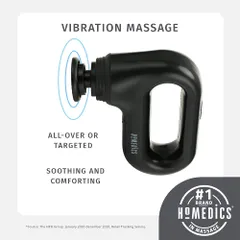 Súng Massage Cầm Tay HoMedics HHP-120 - Thiết Kế Nhỏ Gọn, 3 Đầu Massage, Giúp Thư Giãn Cơ Thể Mọi Lúc Mọi Nơi