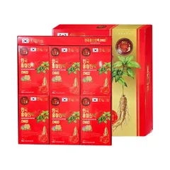 Nước Hồng Sâm Hàn Quốc Daedong DKG - Hộp 30 Gói Chiết Xuất Hồng Sâm 6 Năm Tuổi Tăng Cường Sức Khỏe, Giảm Mệt Mỏi, Làm Đẹp Da