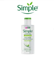 Nước Tẩy Trang Simple Micellar 200ml - Sản Phẩm Dành Cho Da Nhạy Cảm, Không Hương Liệu, Làm Sạch Dịu Nhẹ, Không Cần Rửa lại
