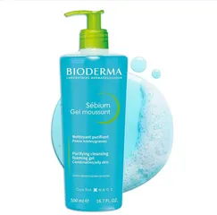 Sữa Rửa Mặt BIODERMA Sebium Gel Moussant 200ml - Dành Cho Da Dầu Mụn, Làm Sạch Sâu, Ngăn Ngừa Mụn, Duy Trì Độ Ẩm Tự Nhiên