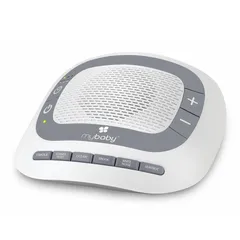 Máy Ru Ngủ HoMedics MYB-S205BN - 6 Âm Thanh Nhẹ Nhàng (Heartbeat, White Noise) Giúp Bé Ngủ Ngon, Có Hẹn Giờ Tắt, Di Động, Dễ Dàng Sử Dụng