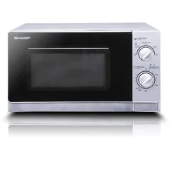 Lò vi sóng Sharp R-202VN-S 20 lít - Thiết kế hiện đại, 800W, 3 chức năng nấu tiện dụng, tiết kiệm không gian cho căn bếp bạn