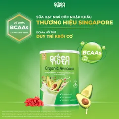 Sữa Hạt Ngũ Cốc Organic Avocado 750g - Đạm Thực Vật, BCAAs, Chất Xơ, Thuần Chay, Hỗ Trợ Sức Khỏe và Tiêu Hóa