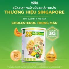 Sữa Hạt Ngũ Cốc 25 Beta Glucare - Thực Phẩm Dinh Dưỡng Thuần Chay 750g Giúp Kiểm Soát Đường Huyết và Tăng Cường Sức Khỏe Tim Mạch