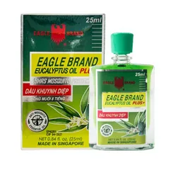 Dầu Khuynh Diệp Con Ó Eagle Brand Singapore 25ml - Giảm đau, Thư giãn, Tăng cường miễn dịch, Sản phẩm chăm sóc sức khỏe tự nhiên