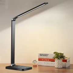 Đèn Học Để Bàn LED Chống Cận Tích Điện - Sạc Điện Thoại Không Dây - Điều Khiển Cảm Ứng MTR009, Chất Lượng Cao, An Toàn Cho Mắt