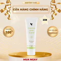 Sữa Rửa Mặt Tẩy Tế Bào Chết Forever Aloe Scrub 238 Flp - Chăm Sóc Da Lò Hôi, Làm Sạch & Dưỡng Ẩm Tự Nhiên