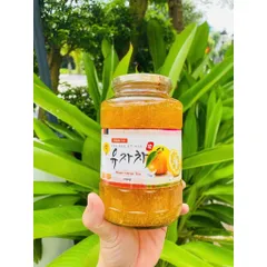 Trà Mật Ong Chanh Hàn Quốc 1kg - Thảo Dược Tự Nhiên Tăng Cường Miễn Dịch, Giải Độc và Giảm Căng Thẳng