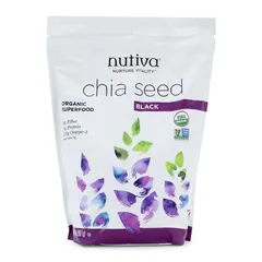 Hạt chia hữu cơ Nutiva Mỹ 907g - Hạt chia đen 