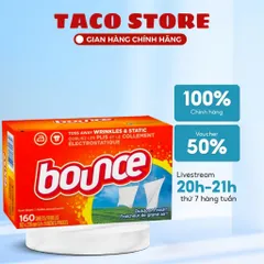 Hộp Giấy Thơm Quần Áo Bounce Outdoor Fresh 160 Tờ 231352