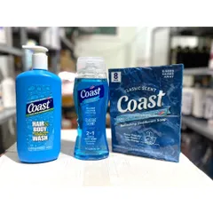 Sữa Tắm Gội 2 trong 1 Coast Classic Scent - Xà Bông Dưỡng Chất Cho Da và Tóc, Mùi Hương Tươi Mát, Chăm Sóc Cơ Thể Hiệu Quả