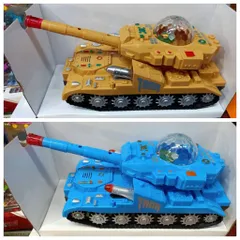 Đồ chơi xe tăng chạy bằng pin có đèn và âm thanh 2840 giao màu ngẫu nhiên 232665