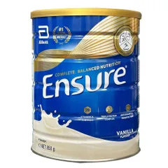 Sữa Bột Ensure Úc Vị Vani 850g Dành Cho Người Cao Tuổi, Người Suy Nhược Cơ Thể