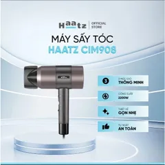 Máy Sấy Tóc Haatz CIM908 - Chuyên Nghiệp 1800W 3 Chế Độ Nóng Lạnh, Tự Động Ngắt Khi Quá Nhiệt, Bảo Hành 2 Năm, Hàng Chính Hãng