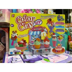 Bộ đồ chơi thủ công đất nặn màu làm kem mã 736
