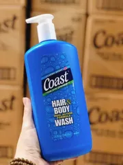 Sữa Tắm Gội Coast Classic Scent 946ml - Chăm Sóc Tóc & Da Toàn Diện, Hương Thơm Tươi Mát Suốt Ngày
