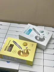 Hộp 10 Miếng Mặt Nạ Laonmedi Meso Essence - Chăm Sóc Da Cấp Ẩm, Nâng Cơ, Tặng Kem Dưỡng Mắt 40ml - Sản Phẩm Hàn Quốc