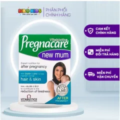 Pregnacare New Mum - Viên Uống Cải Thiện Rụng Tóc Cho Phụ Nữ Sau Sinh, Hỗ Trợ Sức Khỏe Tóc & Da, 56 Viên