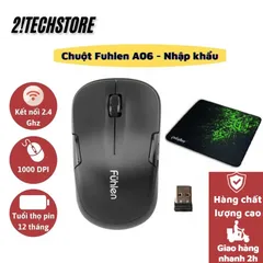 Chuột Không Dây Fuhlen A06G - Gaming Ergonomic 1000 DPI, LED RGB Tùy Chỉnh, Kết Nối 2.4GHz, Phụ Kiện Máy Tính Chất Lượng cao
