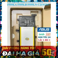 Pin Laptop Asus F555L F555LF F555LA F555LB F555LN C21N1347 Chính Hãng - Pin Zin 100% Bảo Hành Đổi Mới, Chất Lượng Cao