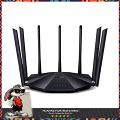 Bộ phát Wifi Router Tenda AC23 Băng Tần Kép AC2100 - 7 Anten 6dBi, Kết Nối 128 Thiết Bị, Tốc Độ 2100Mbps, Chức Năng Repeater