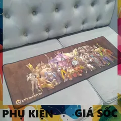 Tấm Lót Bàn Di Chuột Cao Su Lớn 90x30cm - Chống Nước, Hình Ảnh Overwatch 8, Kích Thước 3mm, Dành Cho Game Thủ