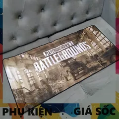 Tấm Lót Bàn Làm Việc PUBG 58 - Kích Cỡ Lớn 90x40cm, Dày 3mm, Di Chuột Chính Xác, Chống Trơn Trượt, Phụ Kiện Game Thủ