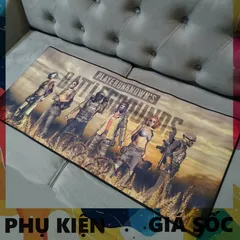 Tấm Lót Bàn Làm Việc PUBG 52 - Chống Trơn Trượt 90x40cm Dày 3mm, Di Chuột Dễ Dàng Cho Game Thủ