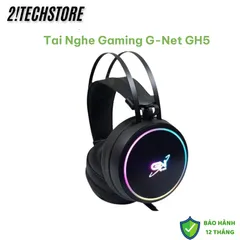 Tai Nghe Gaming GNet GH5 7.1 USB - Chụp Tai LED RGB, Âm Thanh Chất Lượng Cao, Micro Chống Ồn, Thiết Kế Đậm Chất Game