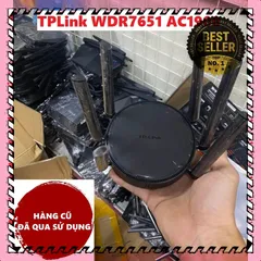 Bộ Phát Wifi TP-Link WDR7651 AC1900 - Router Wifi6 Băng Tần Kép, MESH Không Dây, Tốc Độ Cao, Đã Qua Sử Dụng, Chính Hãng