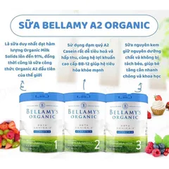 Sữa Bellamy's Organic A2 giúp Phát Triển Xương Khớp Não Bộ 800g