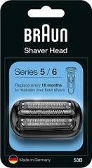 Lưỡi cạo râu Braun Series 5 53B - Bộ phận thay thế cho máy cạo râu Series 5 và 6, SensoFlex nhẹ nhàng cho da, sản xuất tại Đức