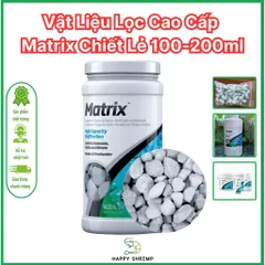 Vật Liệu Lọc Matrix Cao Cấp 100-200ml - Chất Lượng Chuyên Dụng Cho Bể Cá Thủy Sinh, Lọc Nước Hiệu Quả, Ổn Định PH