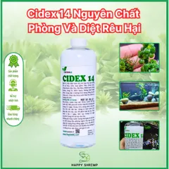 Cidex 14 Nguyên Chất 500mL - Diệt và Phòng Rêu Hại Cho Bể Cá Thủy Sinh - An Toàn Cho Sinh Vật Thủy Sản