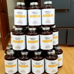 Viên Omega 3 Premium Santerra Pháp - Hỗ trợ giấc ngủ, giảm mỡ nội tạng - Hộp 200 viên, Dễ uống cho trẻ em và người lớn