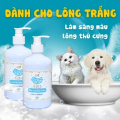 Sữa tắm chó mèo Helloconsen dưỡng lông khử mùi công nghệ Nano Bạc 500ml