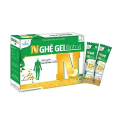 Cốm Nghệ Bình Vị Tâm Dược - Hỗ Trợ Giảm Viêm Loét Dạ Dày, Đầy Hơi, Ợ Chua - Hộp 30 Gói Dễ Dàng Sử Dụng