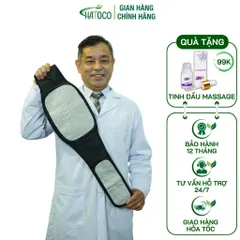 Đai Lưng Cột Sống Đá Nóng Hatoco - Giảm Đau Lưng, Hỗ Trợ Thoát Vị Đĩa Đệm, Cải Thiện Tư Thế, An Toàn Cho Mọi Đối Tượng